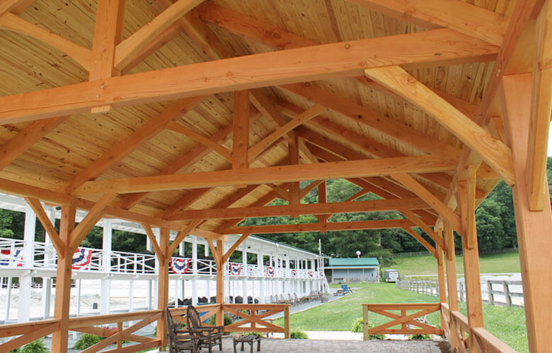 Horse Show Pavilion Interior View