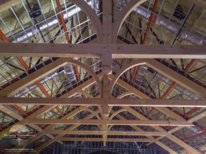 Trinity Church Timber Frame Ceiling Construction