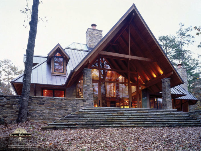 Luxury Timber Frame Cabin Home