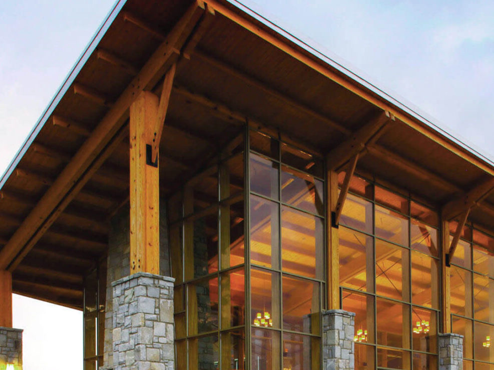 University Timber Frame Education Building