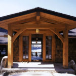 Timber Frame Entryway