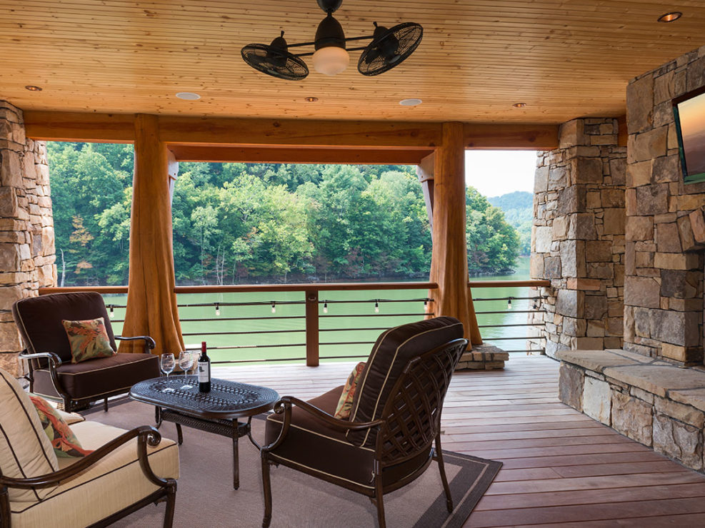 Timber Frame Covered Porch