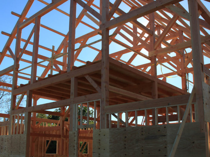 Timber Frame Barn Construction