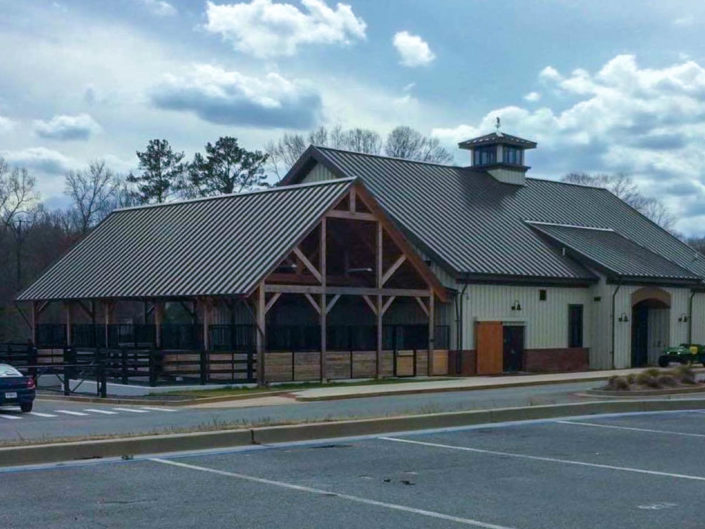 Timber Frame Barn Shelter Addition