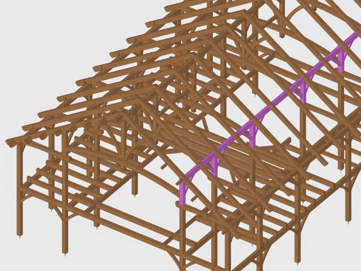 Timber Frame Barn Reference Drawing