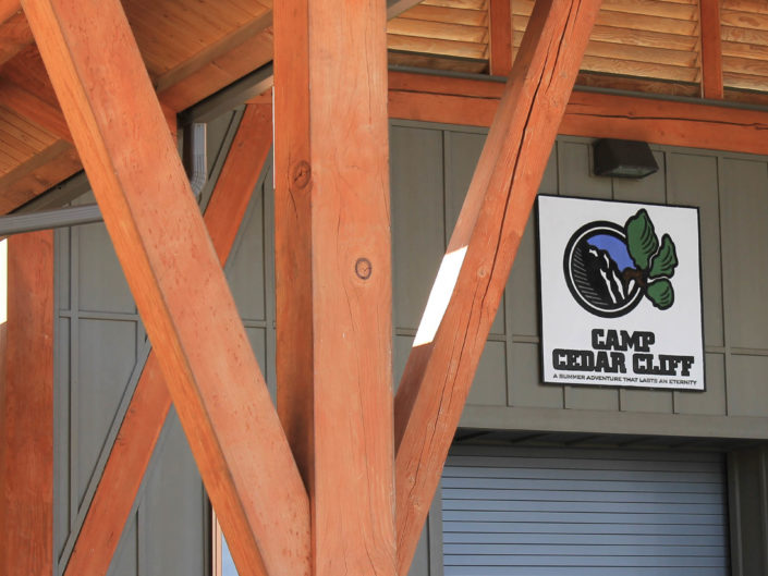 Camp Cedar Cliff Timber Frame Detail