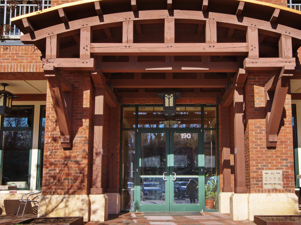 Commercial Timber Frame Entryway