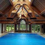 Timber Frame Interior Pool Enclosure