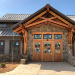 Timber Frame Home Entryway