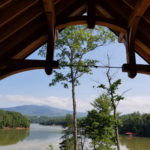 Timber Frame Covered Deck - Hammerbeam Truss