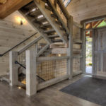 Timber Frame Entryway Interior