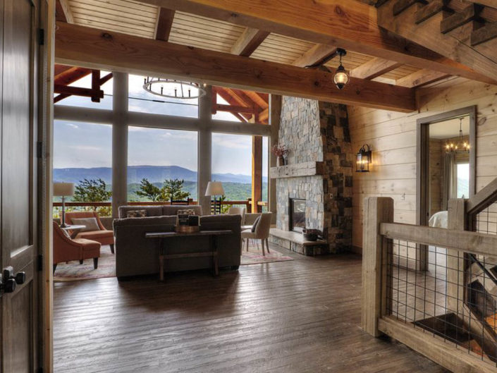 Timber Frame Home Interior