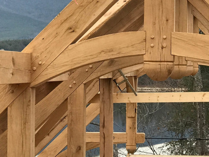 Timber Frame Post & Beam Horse Barn Construction