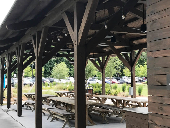 Timber Frame Picnic Shelter