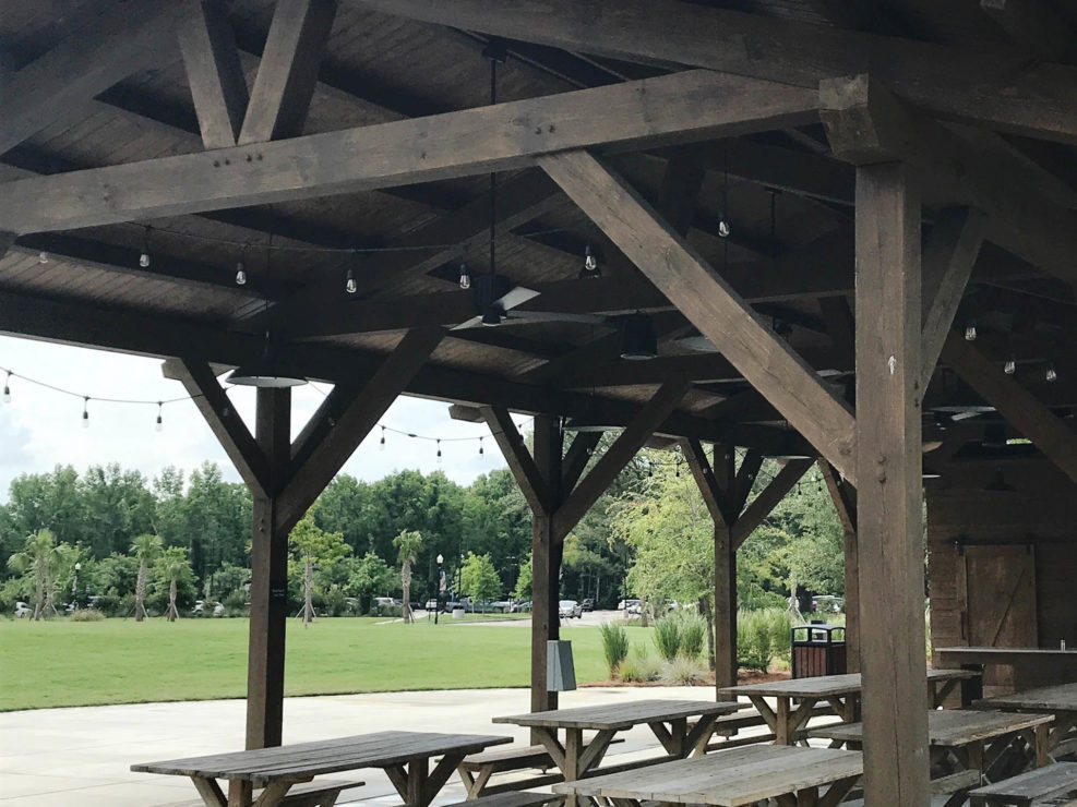 Timber Frame Picnic Shelter Detail