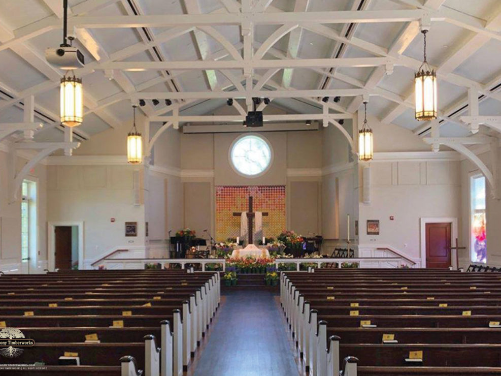 Restoration Anglican Church Timber Frame Ceiling