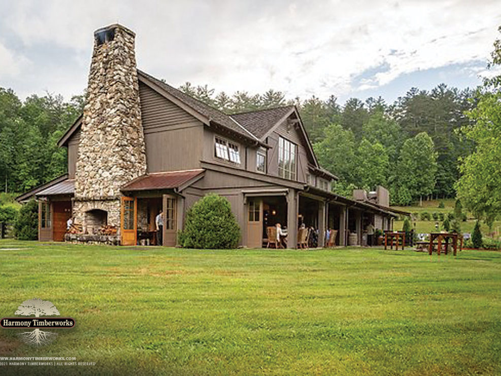 Commercial Timber Frame Kitchen Exterior