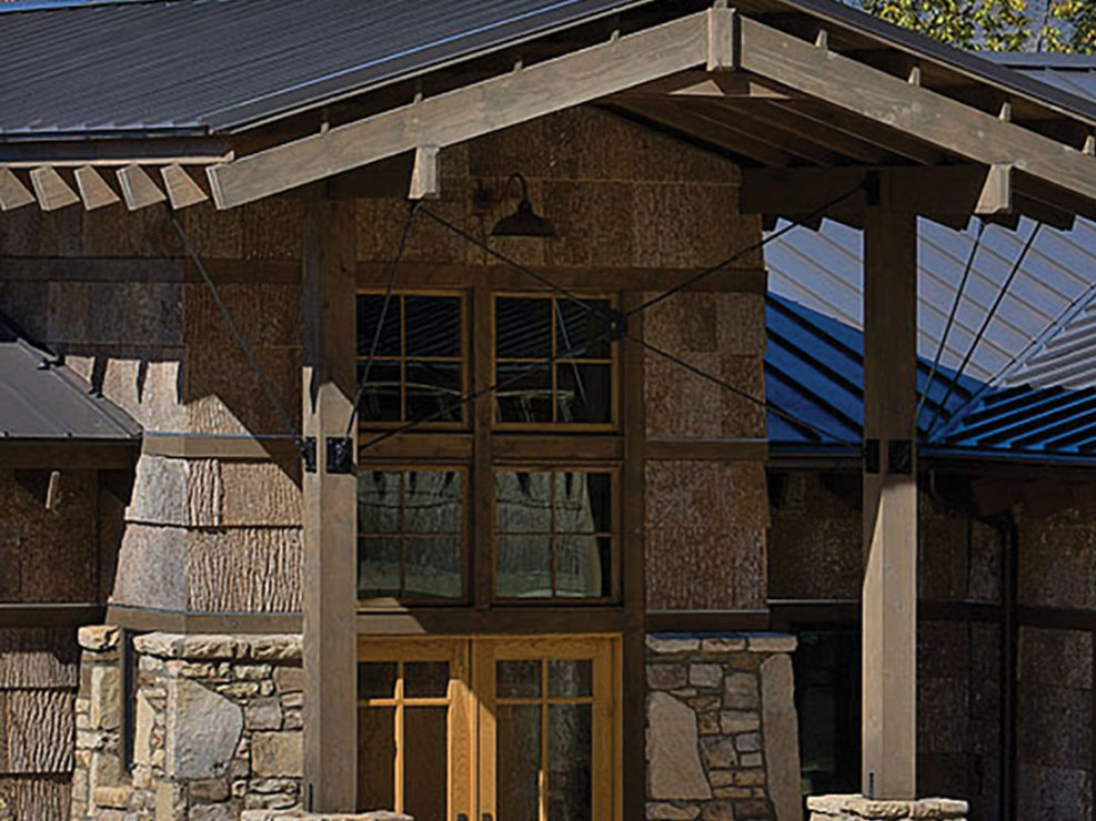 Timber Frame Entryway