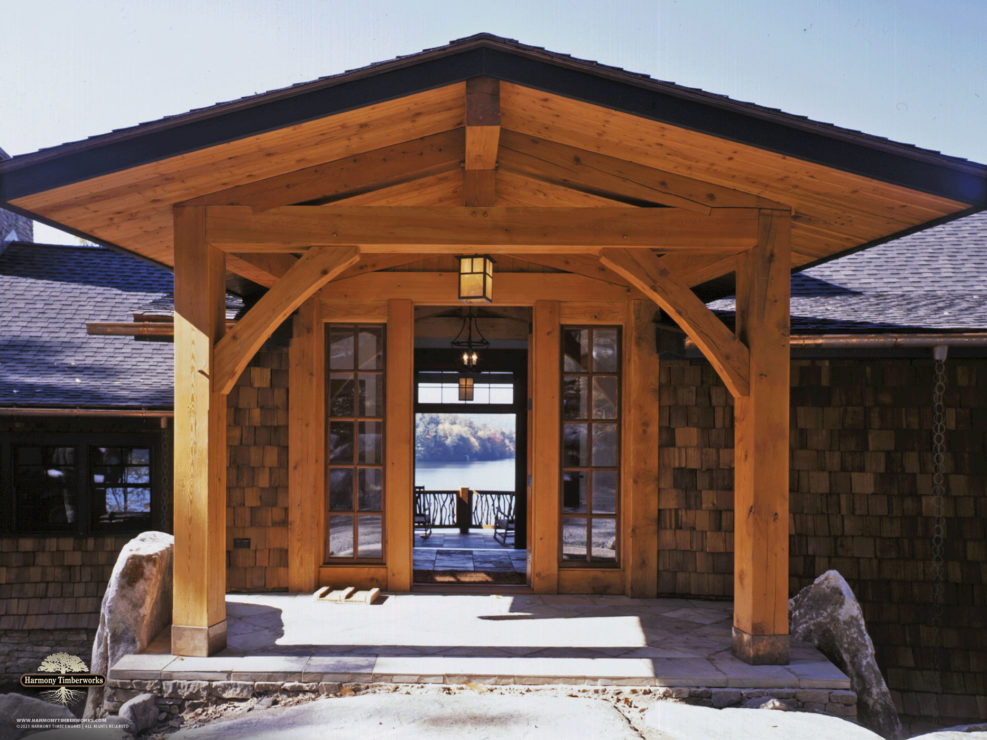 Timber Frame Entryway