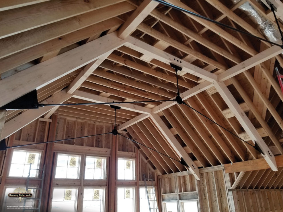 Steel Tie Rod Timber Truss Ceiling